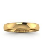 Klasyka piękna - Obrączka ślubna z żółtego złota, 3mm