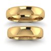 Ponadczasowy model - Obrączki ślubne, półokrągłe, żółte złoto, 3,5mm, 5mm