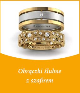 baner obrączki szafir