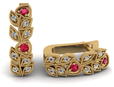 kolczyki Diamond Sky - Naturalne Piękno