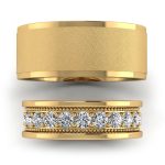 obraczki-slubne-z-zoltego-zlota-z-diamentami-mat-piekno-klasyki-1