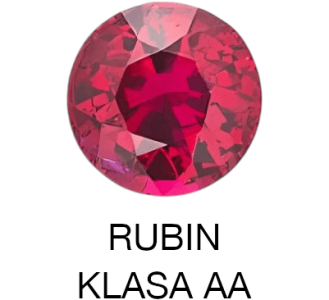 Rubiny klasy AA