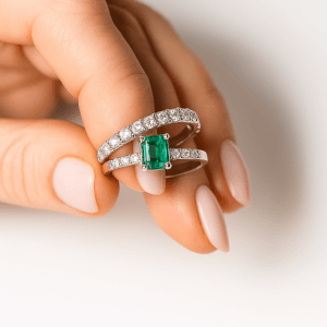 Pierścionki na małe dłonie