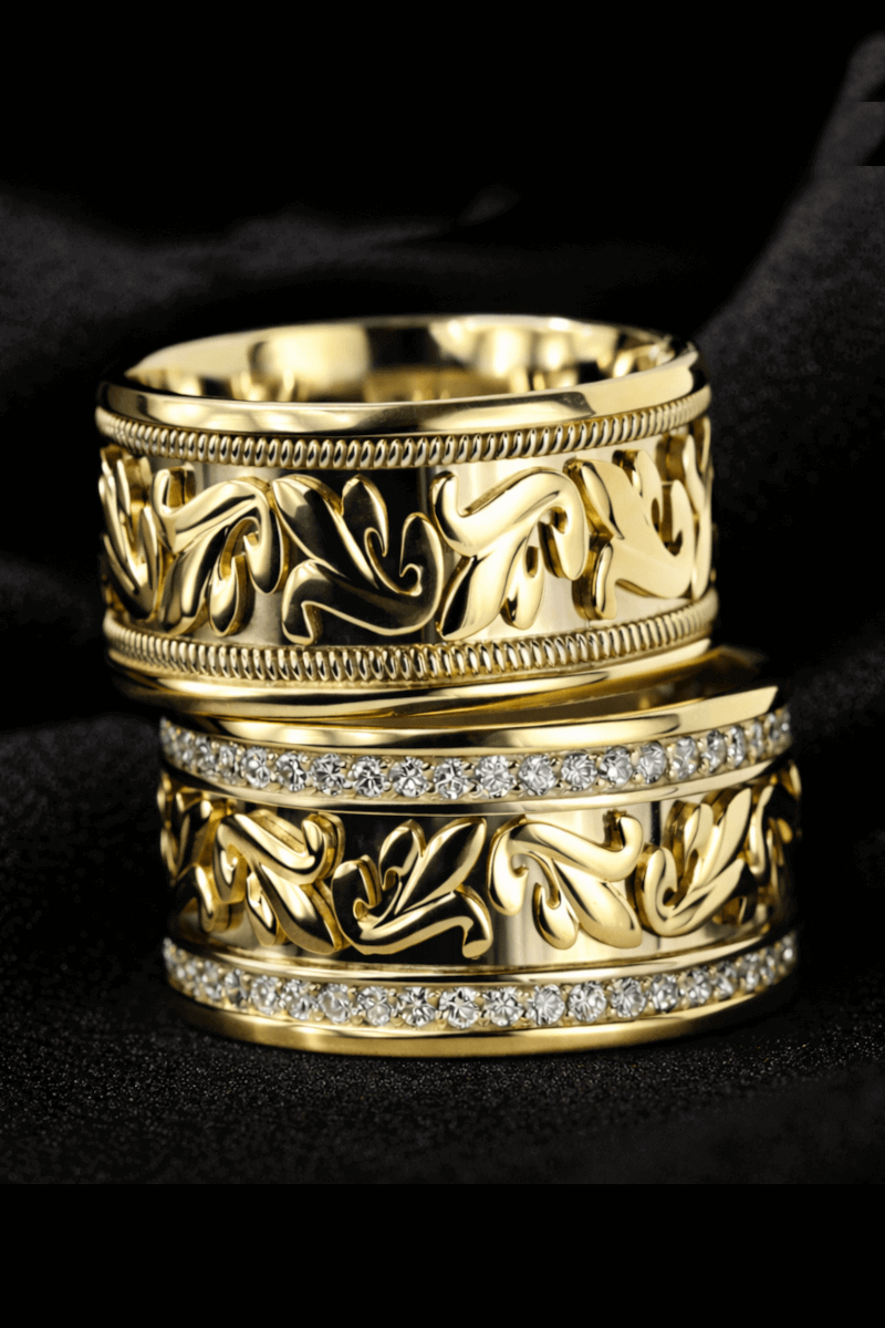 obraczki-zlote-szerokie-03 Szerokie obrączki Diamond Sky