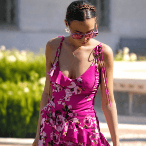 Biżuteria do fuksjowej sukienki