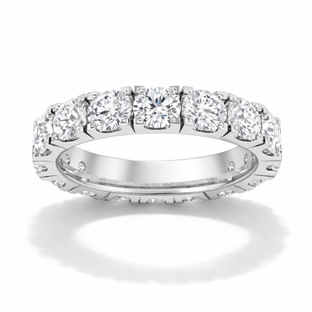 Blask piękna - Obrączka ślubna Diamond Sky, białe złoto, diamenty Si1