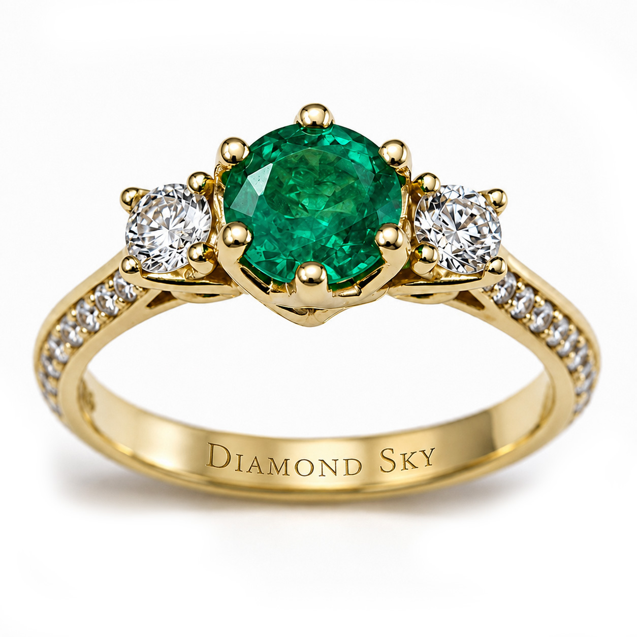 pierscionek-zareczynowy-ze-szmaragdem-diamentami-zloto-585-forma-milosci-diamond-sky